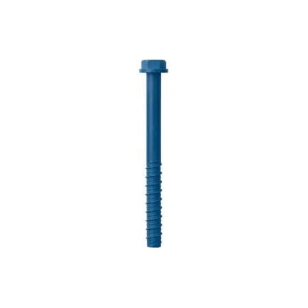 Itw TAPCON Concrete Screw, 5/16" Dia., Hex, 2 in L, Blue Climaseal 24292